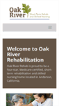 Mobile Screenshot of oakriver-rehab.com